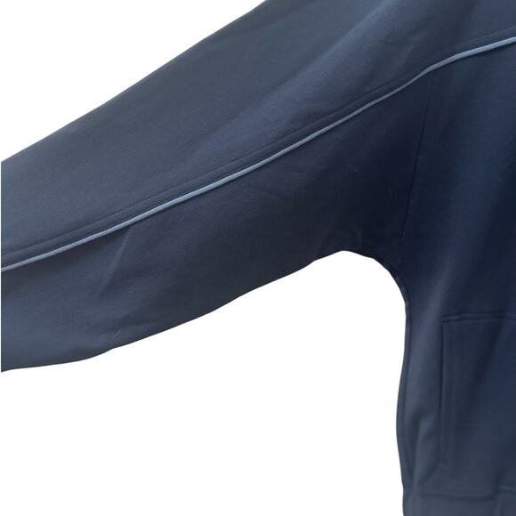 NWT! Johnny Was Calme Blue Zip Up Dolman Hoodie - Size XXL (MSRP $168) - Picture 4 of 7